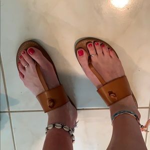 Merona (Target) Brown Flip Flops